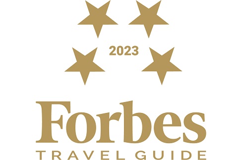 榮獲2023年富比士旅遊指南四星級評等，連續4年蟬聯四星級認證